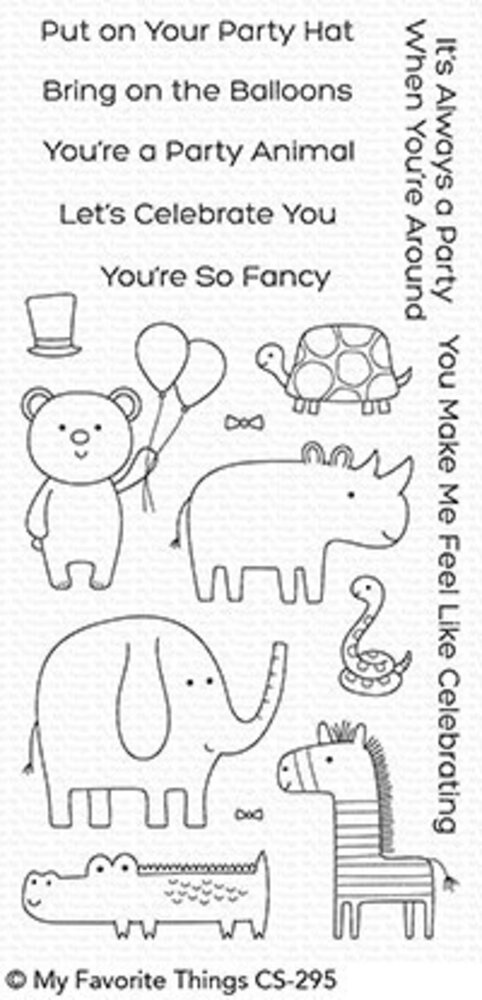 My Favorite Things Safari Party Clear Stamps (CS-295) My Favorite Things Safari Party Clear Stamps (CS-295)