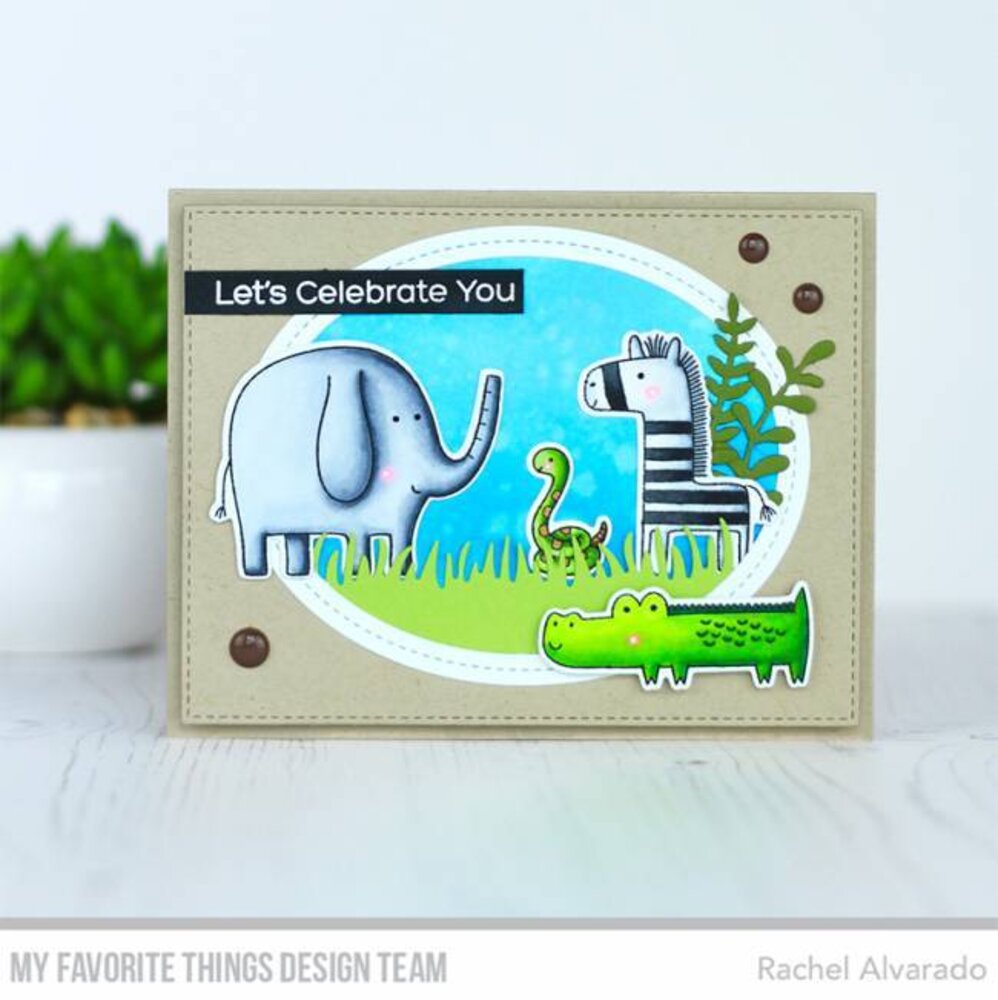 My Favorite Things Safari Party Clear Stamps (CS-295) My Favorite Things Safari Party Clear Stamps (CS-295)