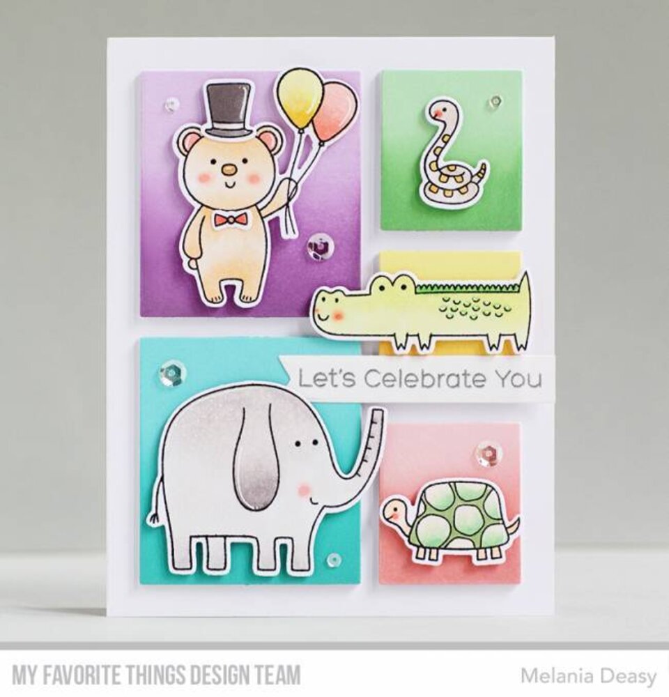 My Favorite Things Safari Party Clear Stamps (CS-295) My Favorite Things Safari Party Clear Stamps (CS-295)