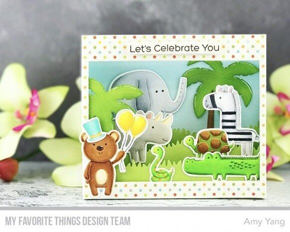 My Favorite Things Safari Party Clear Stamps (CS-295) My Favorite Things Safari Party Clear Stamps (CS-295)