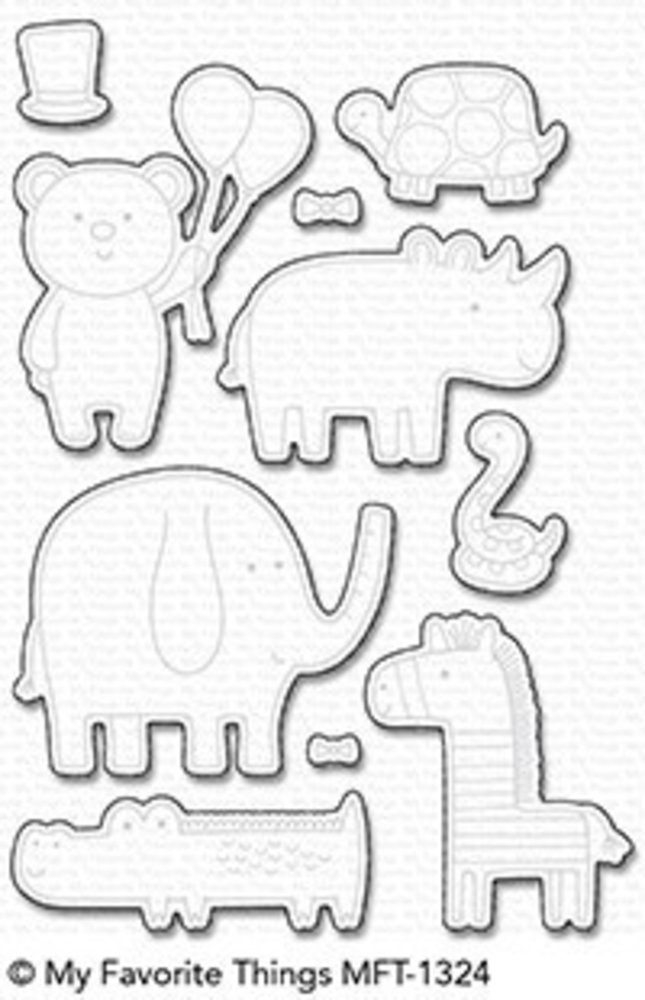 My Favorite Things Die-Namics Safari Party (MFT-1324) My Favorite Things Die-Namics Safari Party (MFT-1324)