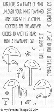 My Favorite Things Let's Flamingle Clear Stamps (CS-299) My Favorite Things Let's Flamingle Clear Stamps (CS-299)