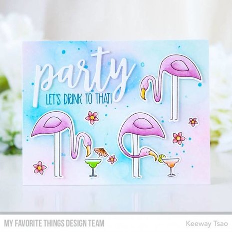 My Favorite Things Let's Flamingle Clear Stamps (CS-299) My Favorite Things Let's Flamingle Clear Stamps (CS-299)