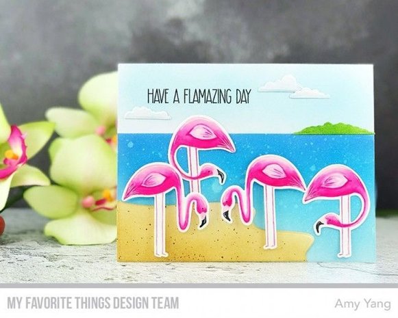 My Favorite Things Let's Flamingle Clear Stamps (CS-299) My Favorite Things Let's Flamingle Clear Stamps (CS-299)