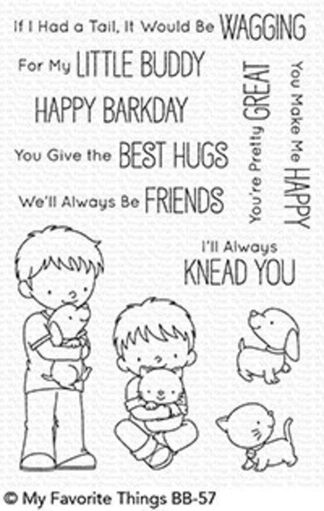 My Favorite Things Little Buddies Clear Stamps (BB-57) My Favorite Things Little Buddies Clear Stamps (BB-57)