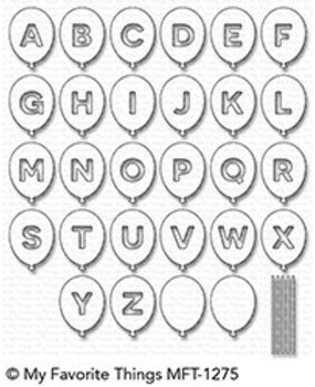 My Favorite Things Die-Namics Balloon Alphabet (MFT-1275) My Favorite Things Die-Namics Balloon Alphabet (MFT-1275)