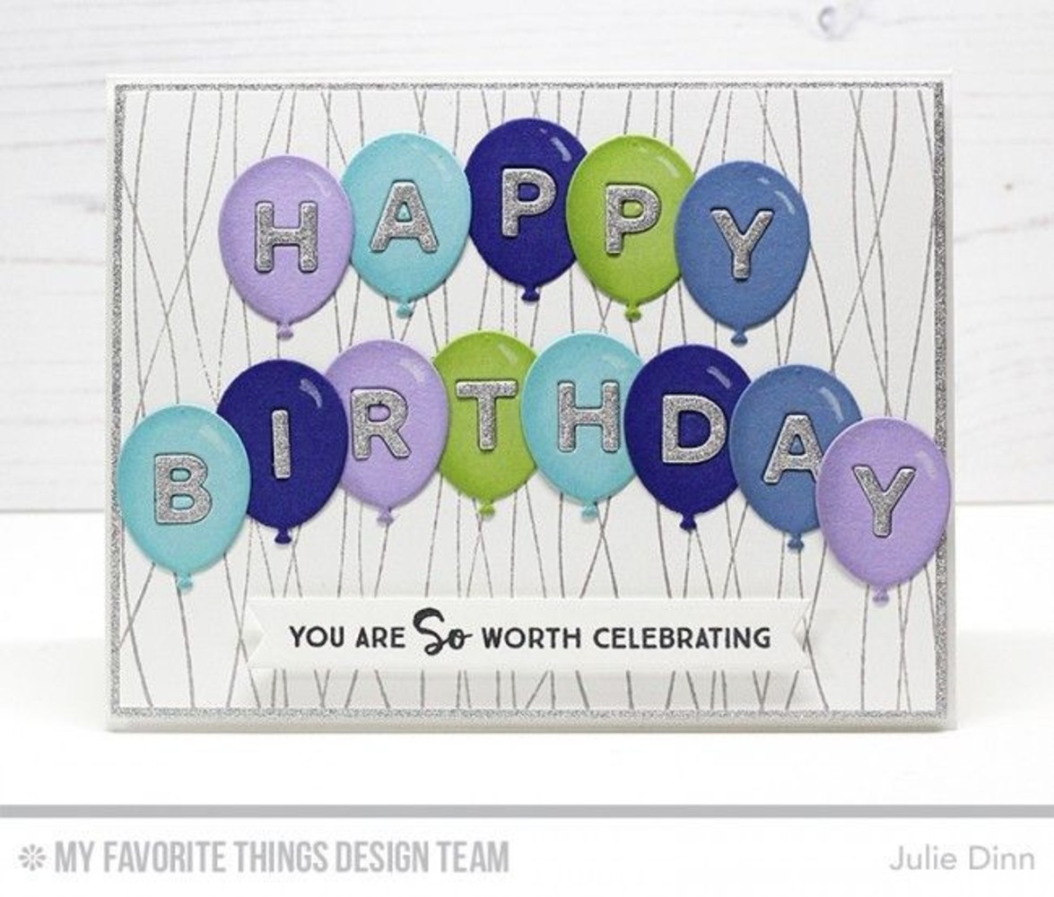 My Favorite Things Die-Namics Balloon Alphabet (MFT-1275) My Favorite Things Die-Namics Balloon Alphabet (MFT-1275)