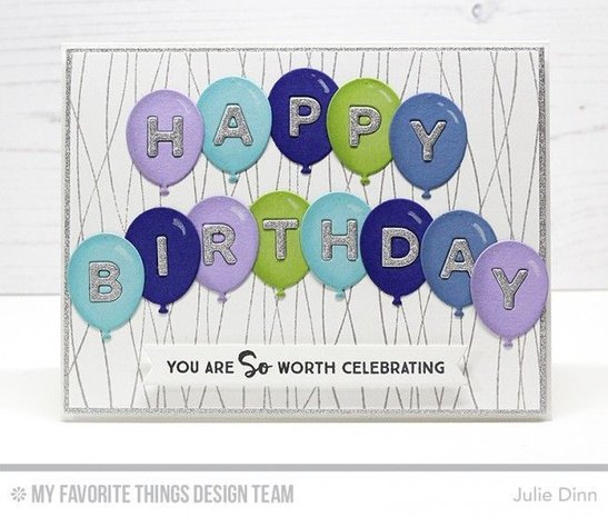 My Favorite Things Die-Namics Balloon Alphabet (MFT-1275) My Favorite Things Die-Namics Balloon Alphabet (MFT-1275)