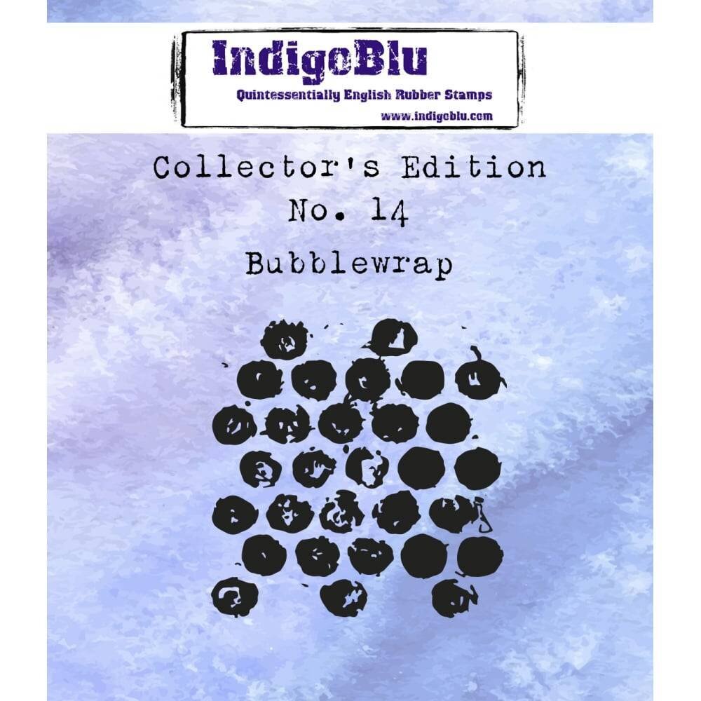 IndigoBlu Collectors Edition 14 Rubber Stamp - Bubblewrap (IND0407) IndigoBlu Collectors Edition 14 Rubber Stamp - Bubblewrap (IND0407)