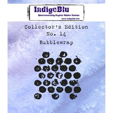 IndigoBlu Collectors Edition 14 Rubber Stamp - Bubblewrap (IND0407) IndigoBlu Collectors Edition 14 Rubber Stamp - Bubblewrap (IND0407)