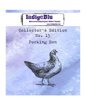 IndigoBlu Collectors Edition 15 Rubber Stamp - Dorking Hen (IND0408) IndigoBlu Collectors Edition 15 Rubber Stamp - Dorking Hen (IND0408)
