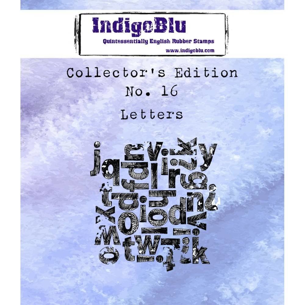 IndigoBlu Collectors Edition 16 Rubber Stamp - Letters (IND0409)