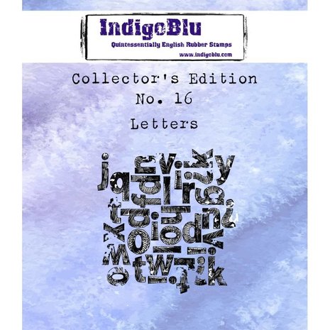 IndigoBlu Collectors Edition 16 Rubber Stamp - Letters (IND0409)