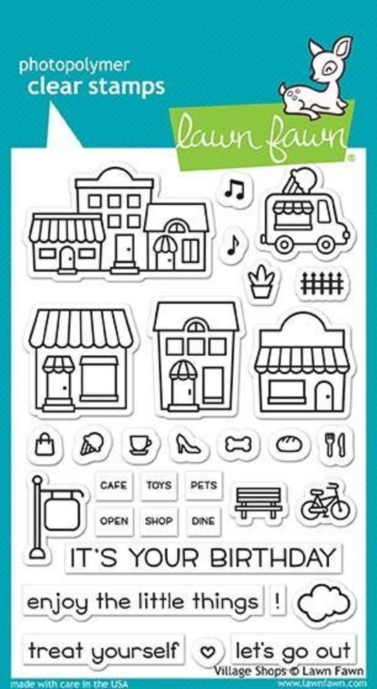 Lawn Fawn Village Shops Clear Stamps (LF1692) Lawn Fawn Village Shops Clear Stamps (LF1692)