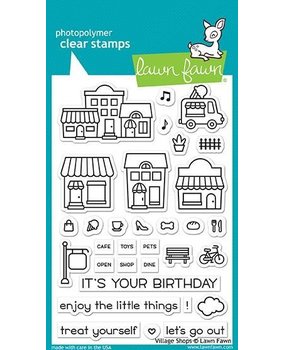 Lawn Fawn Village Shops Clear Stamps (LF1692) Lawn Fawn Village Shops Clear Stamps (LF1692)