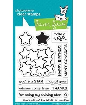 Lawn Fawn How You Bean? Star Add-On Clear Stamps (LF1690) Lawn Fawn How You Bean? Star Add-On Clear Stamps (LF1690)