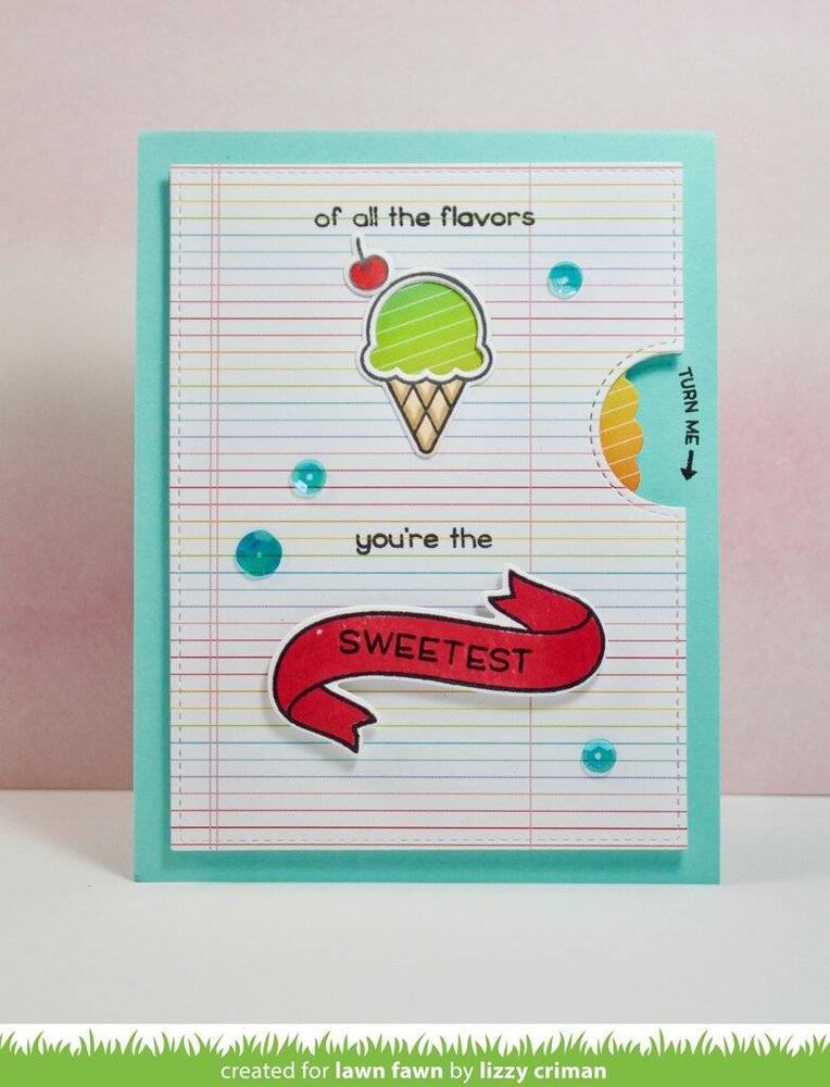 Lawn Fawn Sweetest Flavor Clear Stamps (LF1698) Lawn Fawn Sweetest Flavor Clear Stamps (LF1698)