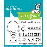 Lawn Fawn Sweetest Flavor Clear Stamps (LF1698)