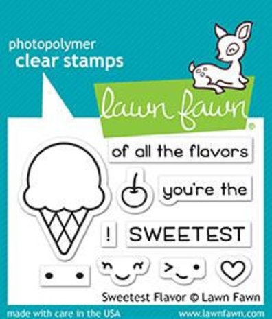 Lawn Fawn Sweetest Flavor Clear Stamps (LF1698) Lawn Fawn Sweetest Flavor Clear Stamps (LF1698)