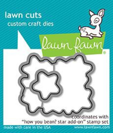 Lawn Fawn How You Bean? Star Add-On Dies (LF1691) Lawn Fawn How You Bean? Star Add-On Dies (LF1691)