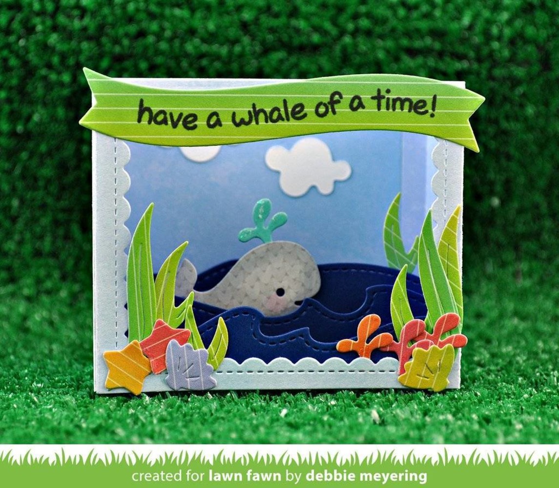 Lawn Fawn Shadow Box Card Ocean Add-On Dies (LF1705) Lawn Fawn Shadow Box Card Ocean Add-On Dies (LF1705)