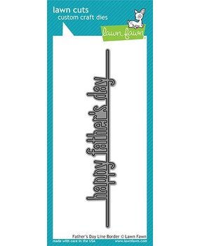 Lawn Fawn Father's Day Line Border Die (LF1708)