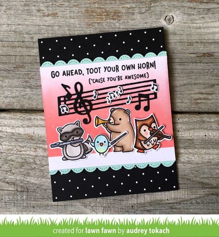 Lawn Fawn Little Music Notes Dies (LF1712) Lawn Fawn Little Music Notes Dies (LF1712)