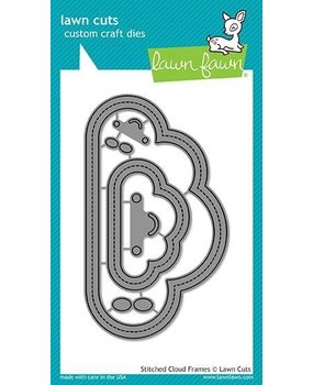 Lawn Fawn Stitched Cloud Frames Dies (LF1717)