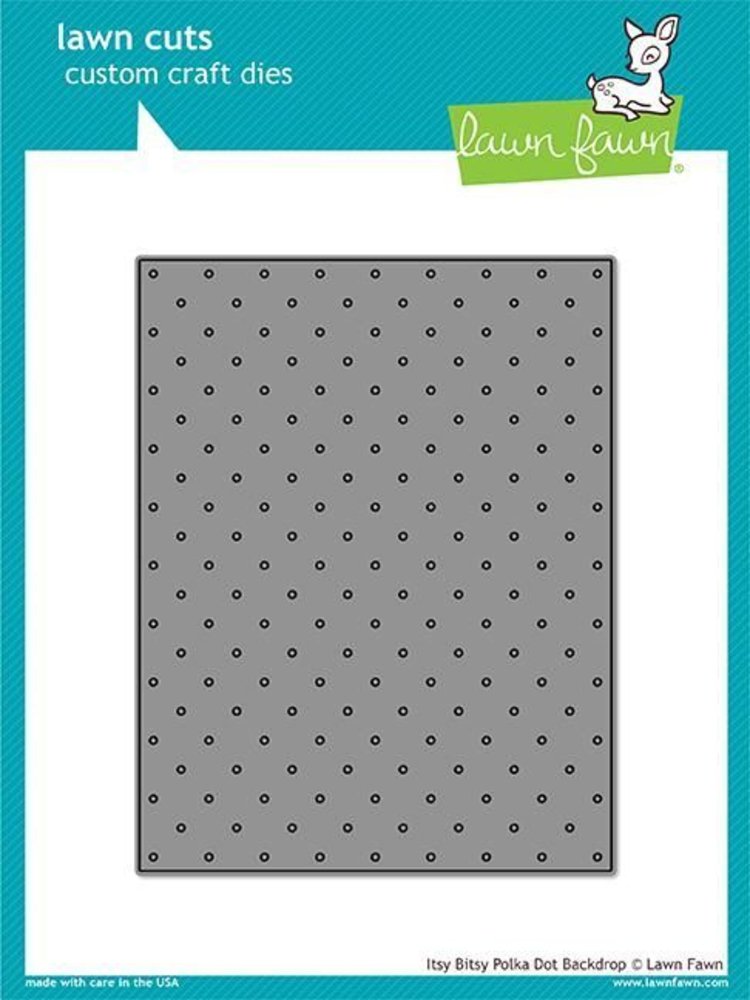 Lawn Fawn Itsy Bitsy Polka Dot Backdrop Die (LF1721) Lawn Fawn Itsy Bitsy Polka Dot Backdrop Die (LF1721)