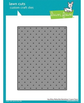 Lawn Fawn Itsy Bitsy Polka Dot Backdrop Die (LF1721) Lawn Fawn Itsy Bitsy Polka Dot Backdrop Die (LF1721)