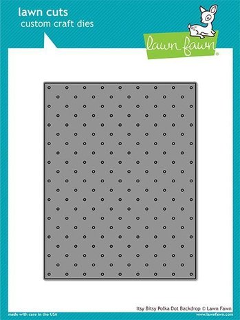 Lawn Fawn Itsy Bitsy Polka Dot Backdrop Die (LF1721) Lawn Fawn Itsy Bitsy Polka Dot Backdrop Die (LF1721)