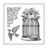 Stamperia Natural Rubber Stamp Cage (WTKCC141)