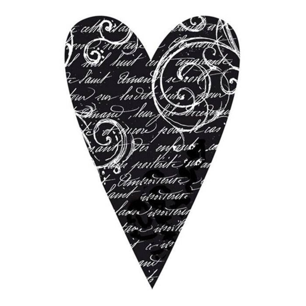 Stamperia Natural Rubber Stamp Heart (WTKCC07)