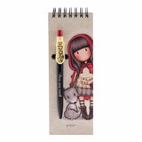 Gorjuss Little Red Riding Hood Jotter Pad With Pen (799GJ09)