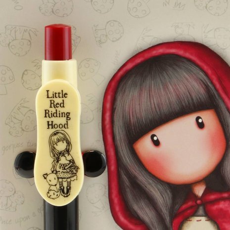 Gorjuss Little Red Riding Hood Jotter Pad With Pen (799GJ09)
