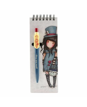 Gorjuss The Hatter Jotter Pad With Pen (799GJ10)