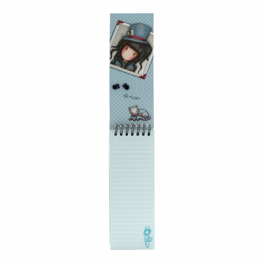 Gorjuss The Hatter Jotter Pad With Pen (799GJ10)