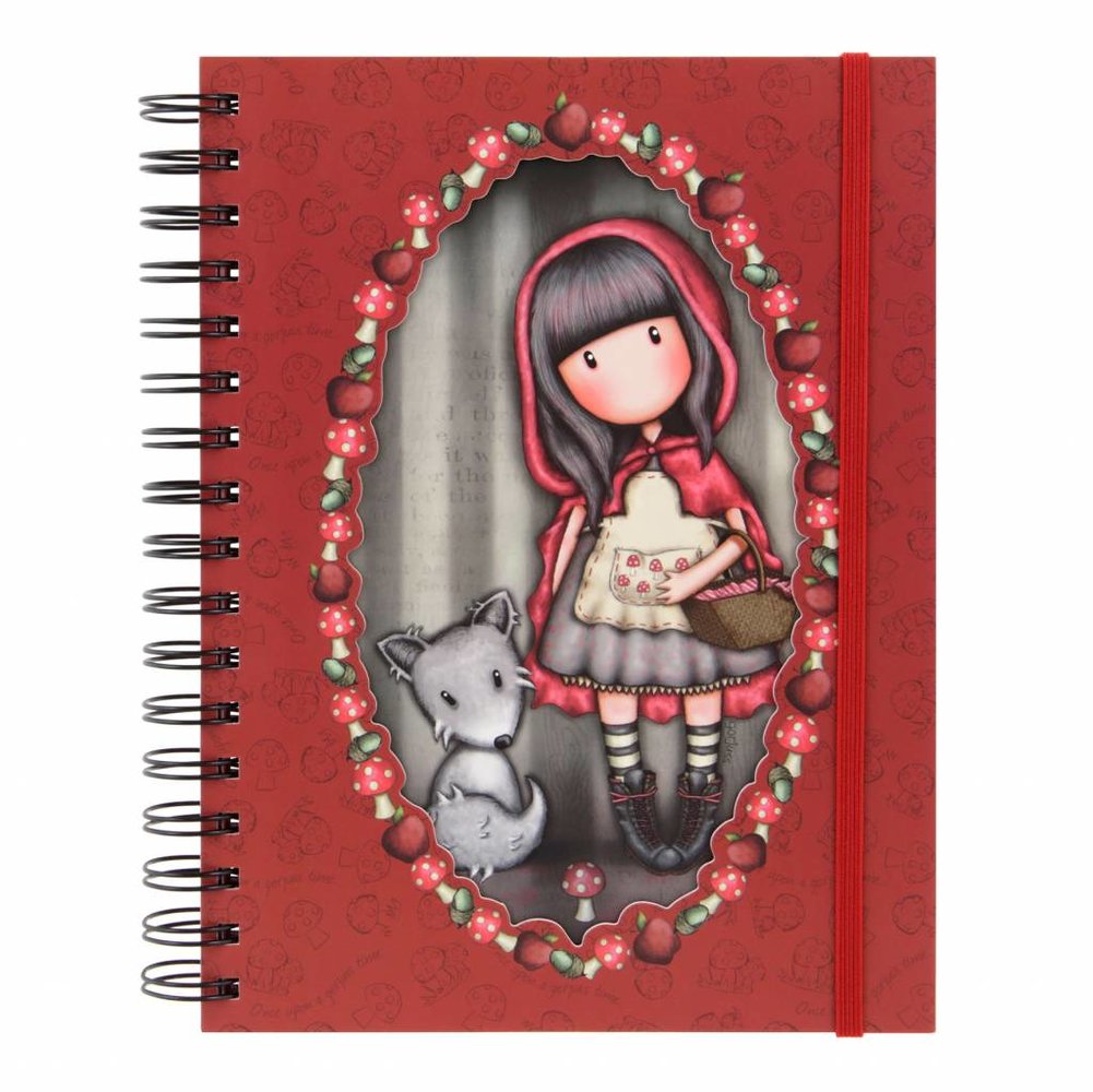 Gorjuss Little Red Riding Hood Double Cover Wirobound Journal (816GJ03) Gorjuss Little Red Riding Hood Double Cover Wirobound Journal (816GJ03)