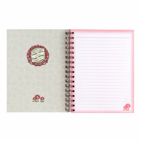 Gorjuss Little Red Riding Hood Double Cover Wirobound Journal (816GJ03) Gorjuss Little Red Riding Hood Double Cover Wirobound Journal (816GJ03)