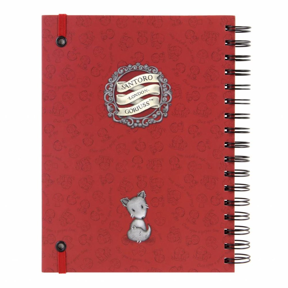 Gorjuss Little Red Riding Hood Double Cover Wirobound Journal (816GJ03) Gorjuss Little Red Riding Hood Double Cover Wirobound Journal (816GJ03)
