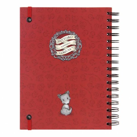 Gorjuss Little Red Riding Hood Double Cover Wirobound Journal (816GJ03) Gorjuss Little Red Riding Hood Double Cover Wirobound Journal (816GJ03)