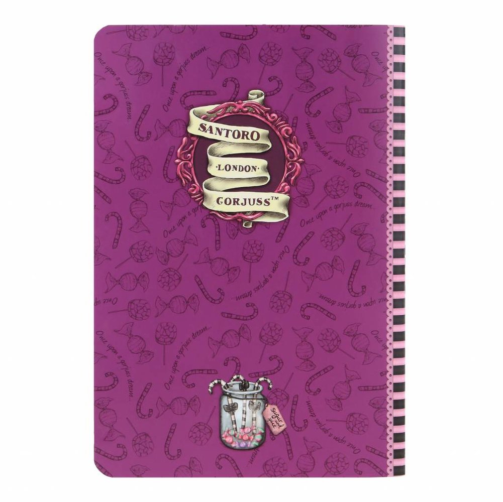 Gorjuss Sugar And Spice A5 Stitched Notebook (314GJ29) Gorjuss Sugar And Spice A5 Stitched Notebook (314GJ29)