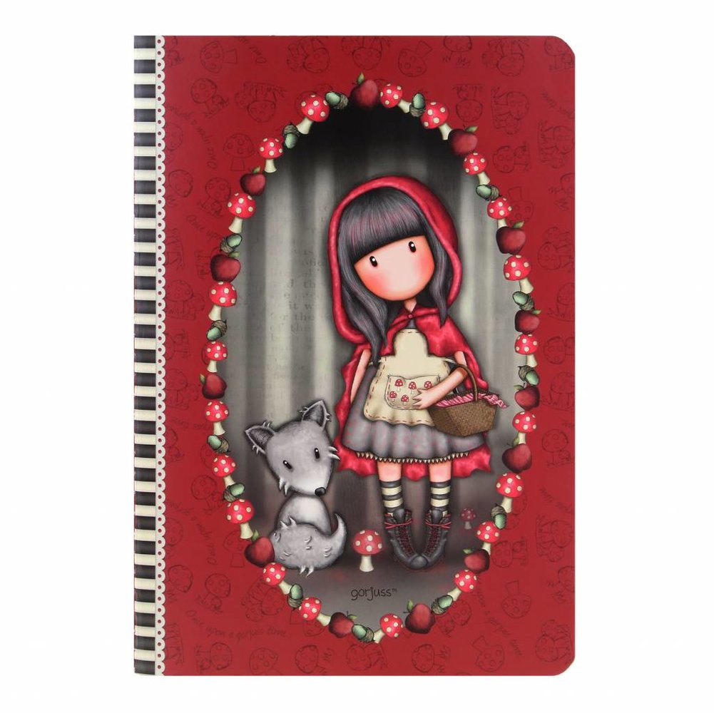 Gorjuss Little Red Riding Hood A5 Stitched Notebook (314GJ31) Gorjuss Little Red Riding Hood A5 Stitched Notebook (314GJ31)