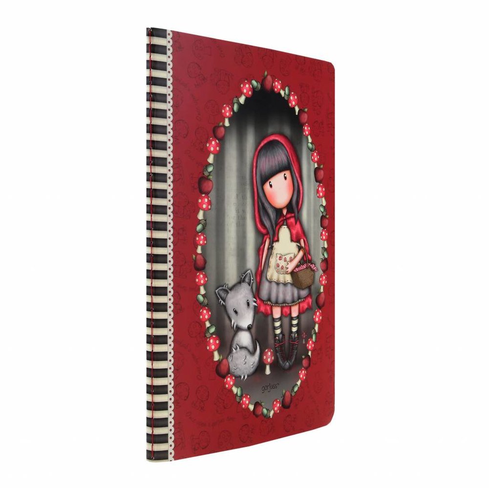 Gorjuss Little Red Riding Hood A5 Stitched Notebook (314GJ31) Gorjuss Little Red Riding Hood A5 Stitched Notebook (314GJ31)