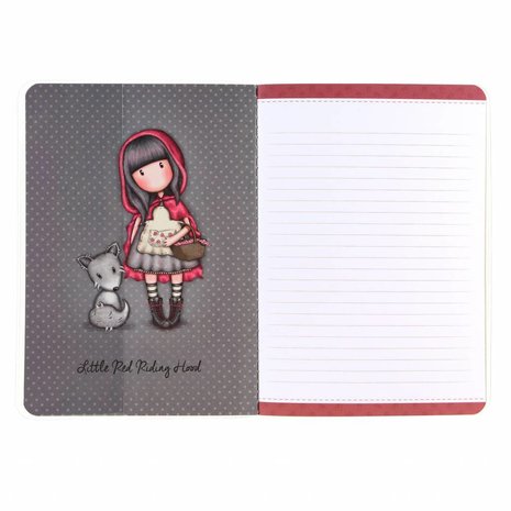 Gorjuss Little Red Riding Hood A5 Stitched Notebook (314GJ31) Gorjuss Little Red Riding Hood A5 Stitched Notebook (314GJ31)