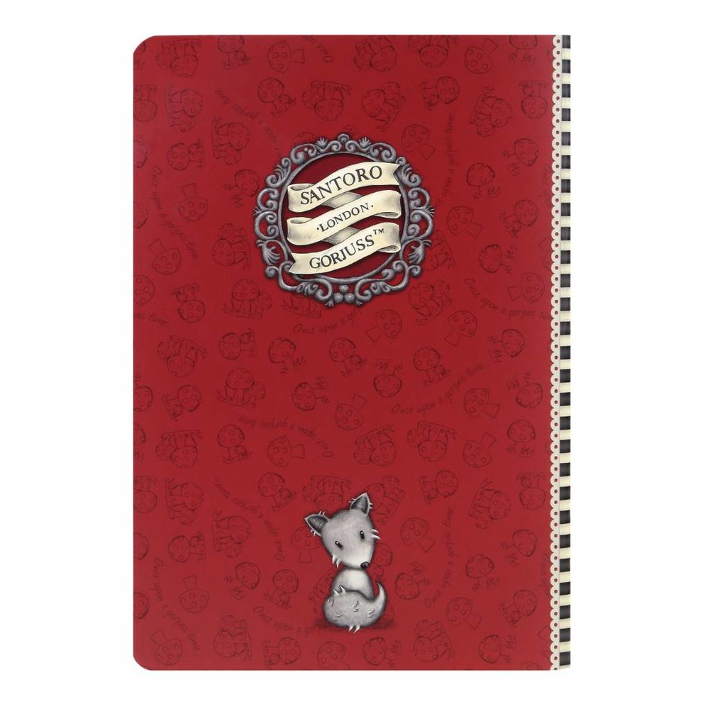 Gorjuss Little Red Riding Hood A5 Stitched Notebook (314GJ31) Gorjuss Little Red Riding Hood A5 Stitched Notebook (314GJ31)