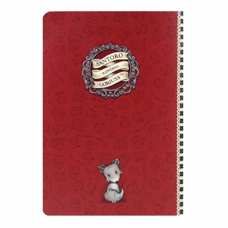 Gorjuss Little Red Riding Hood A5 Stitched Notebook (314GJ31) Gorjuss Little Red Riding Hood A5 Stitched Notebook (314GJ31)