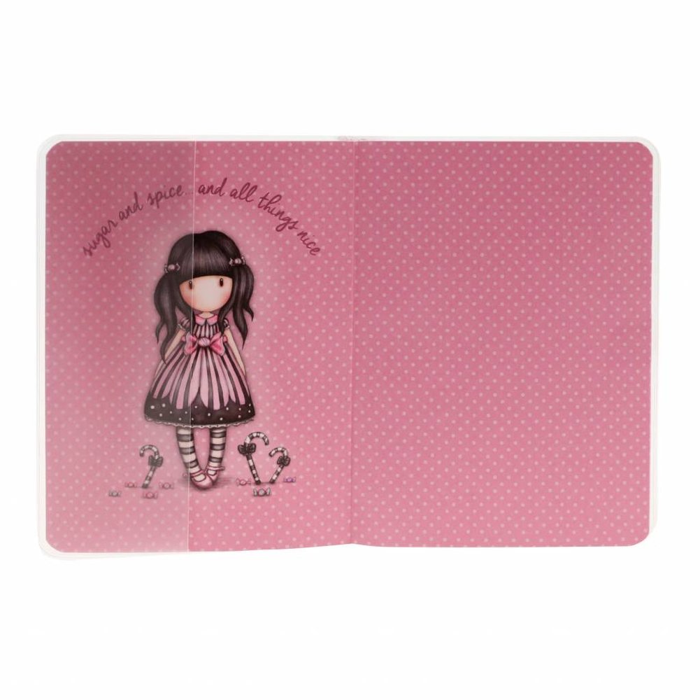Gorjuss Sugar And Spice Frosted Cover A6 Notebook (808GJ01)