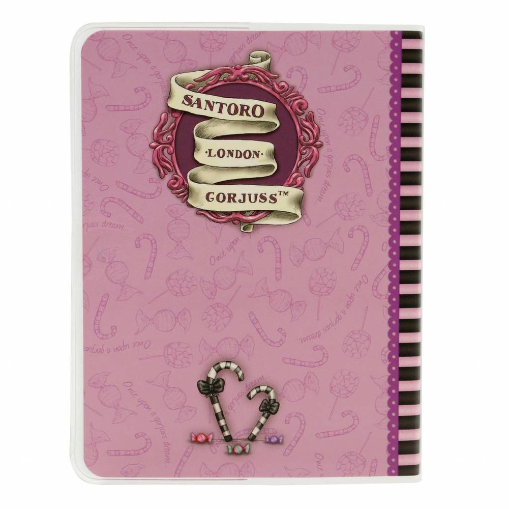 Gorjuss Sugar And Spice Frosted Cover A6 Notebook (808GJ01)