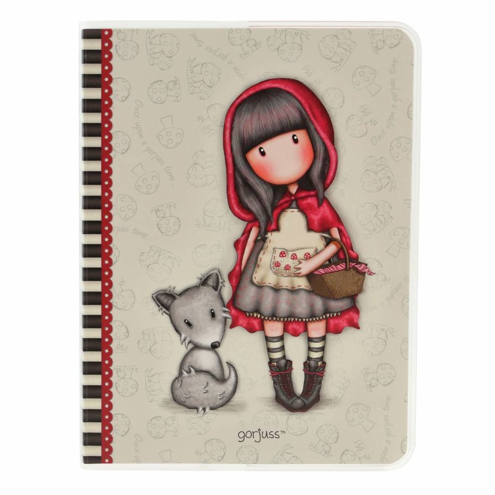 Gorjuss Little Red Riding Hood Frosted Cover A6 Notebook (808GJ03) Gorjuss Little Red Riding Hood Frosted Cover A6 Notebook (808GJ03)